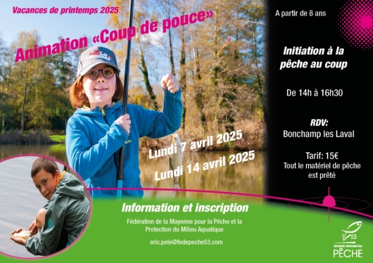 Stage "P&ecirc;che au coup"