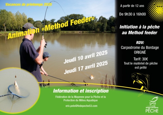 Stage "P&ecirc;che au Method feeder"