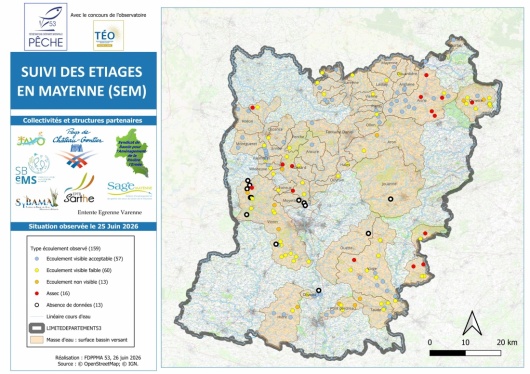 Carte au 25 juin 2026